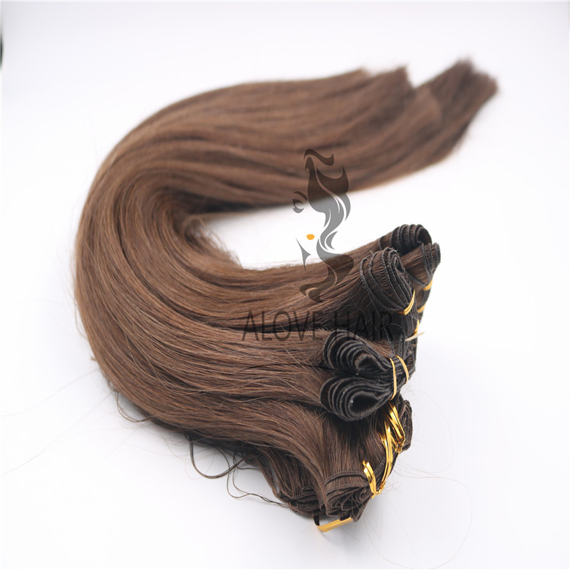 Wholesale best hand tied weft hair extensions